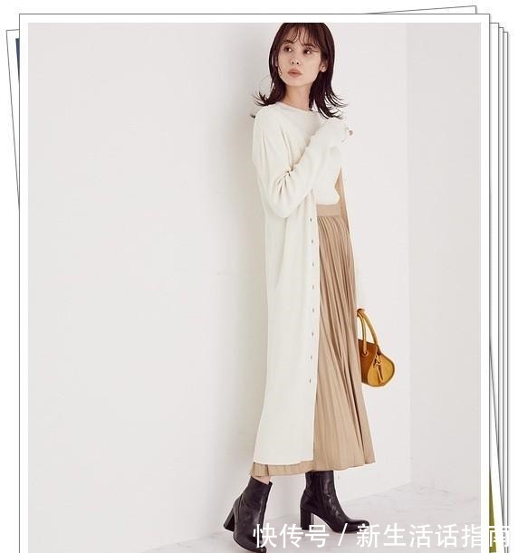 轻熟风 白色开衫的秋季轻熟风搭配示范!3种长度24例穿搭look分享!