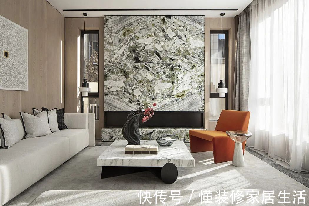 客厅|轻奢系客厅设计