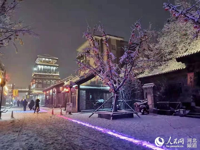 邯郸：2021年的第一场雪