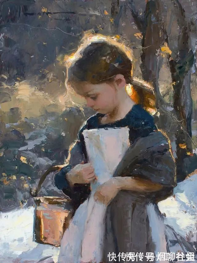 迈克尔!寻找生命中的光,70后印象现实主义画家迈克尔·马尔姆的油画