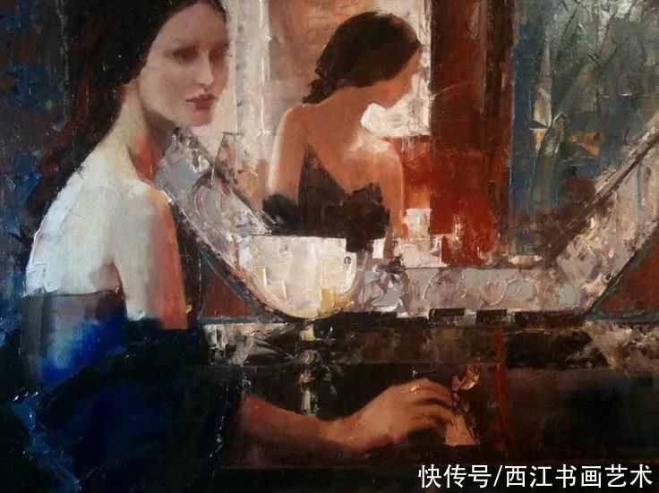 范妮|敏感，感性与永恒：法国女画家莫罗的抽象人物