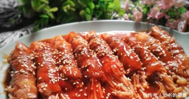 金针菇是一种简单美味的开胃菜下饭,满足一个人的渴望