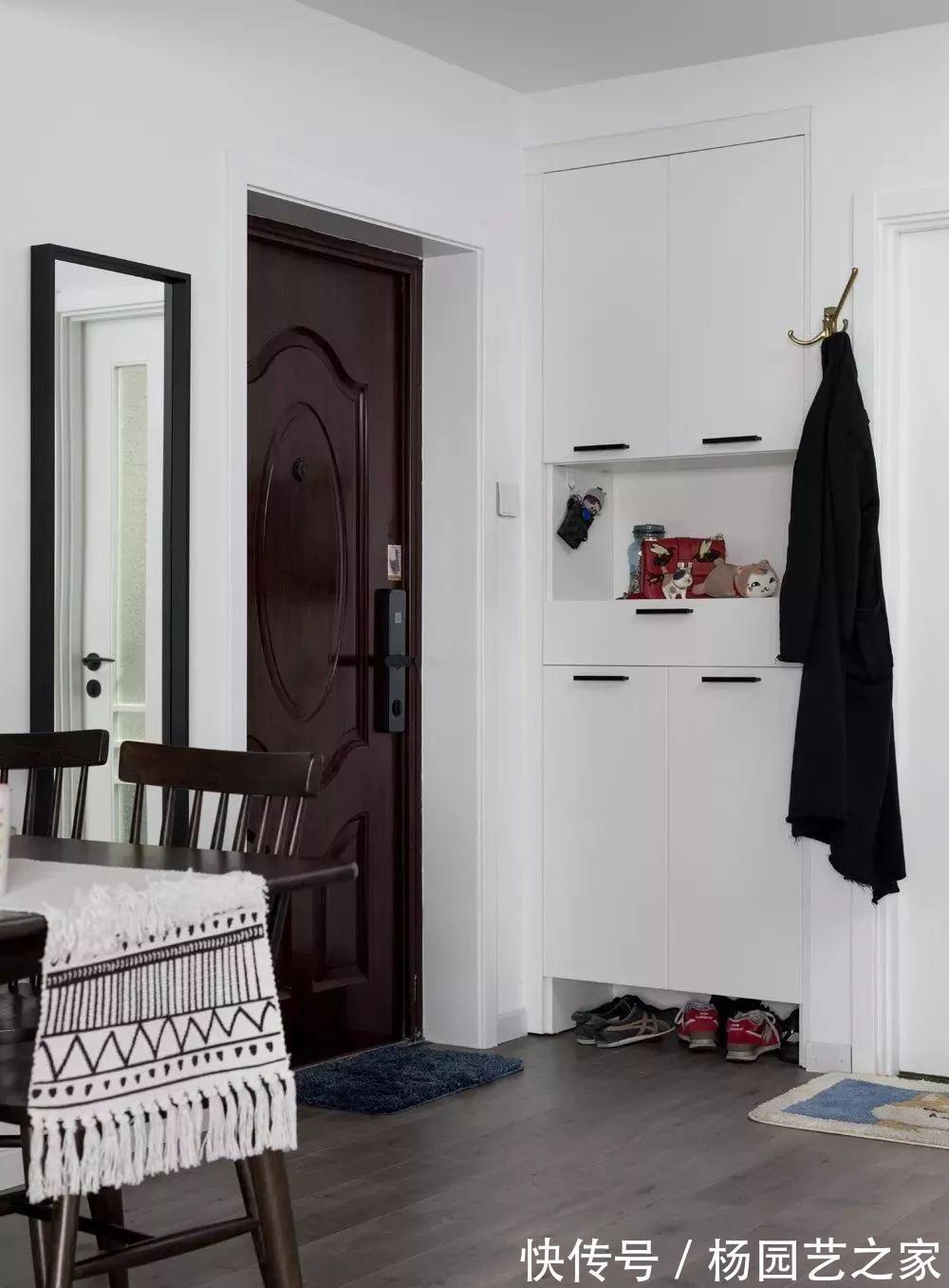 鞋柜|北欧风装修,小户型玄关设计好看实用,家里就照着这么装