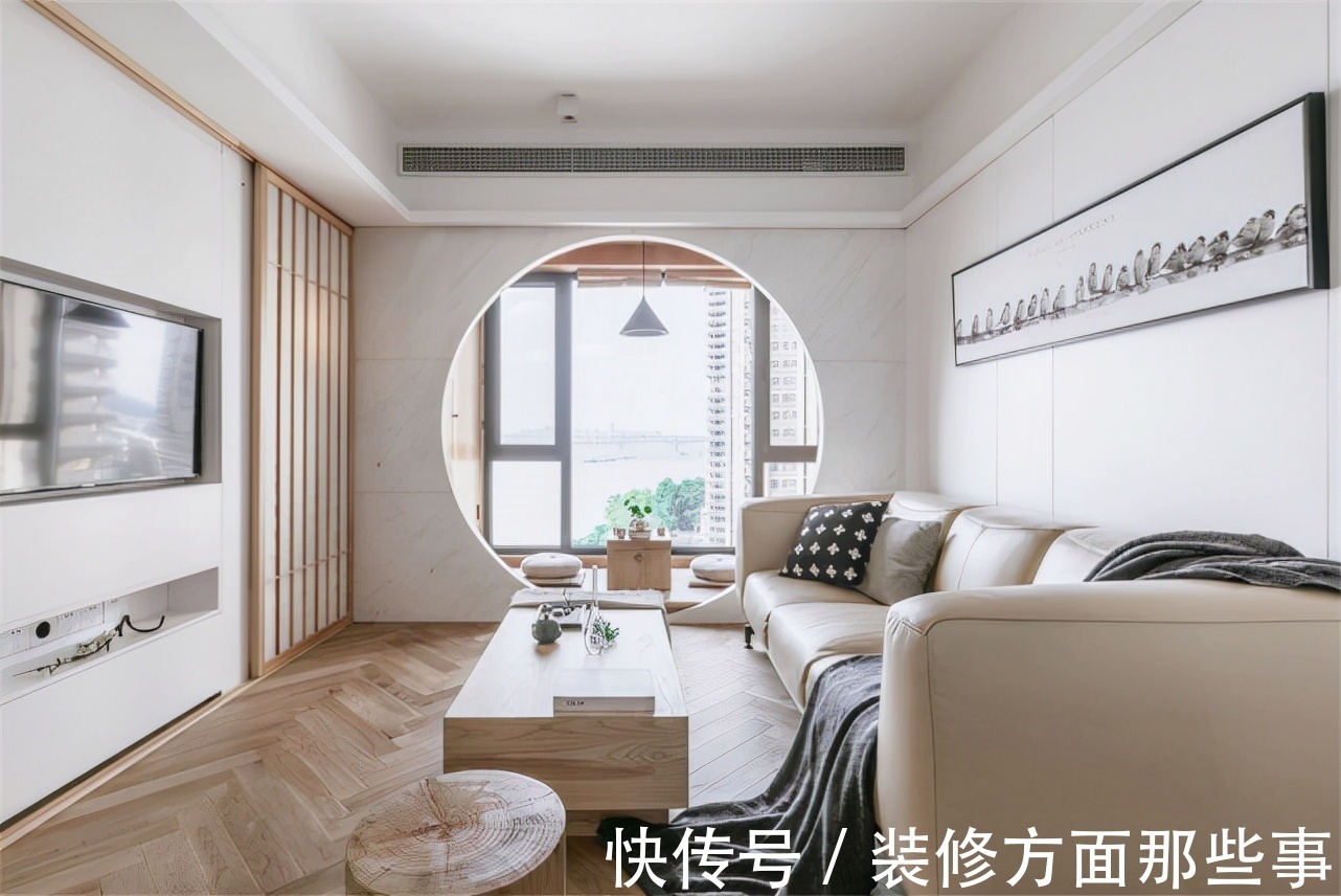 原木色|120平个日式风三居室化繁为简,让简约诠释家的温度