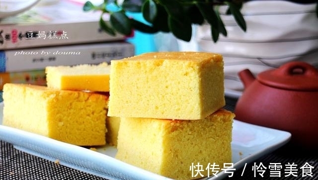 不用牛奶,这蛋糕我家一周至少做2次,配方太好用了~