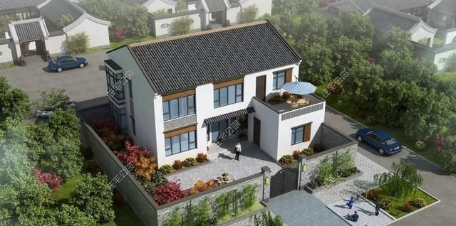 洋别墅|农村建房就该是中式,6套适合老百姓自建的中式合院,秒杀洋别墅