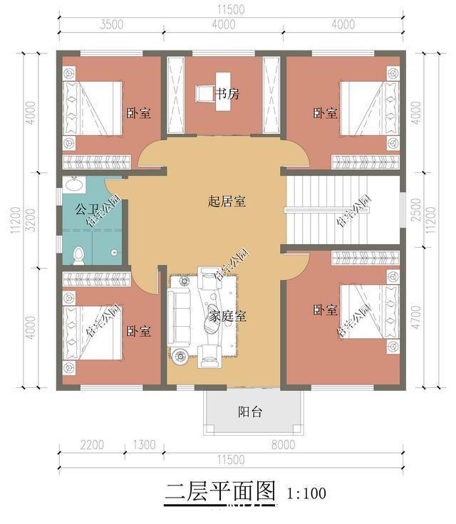 户型|11×12米经典欧式住宅,住宅公园“明星”户型我们又升级了