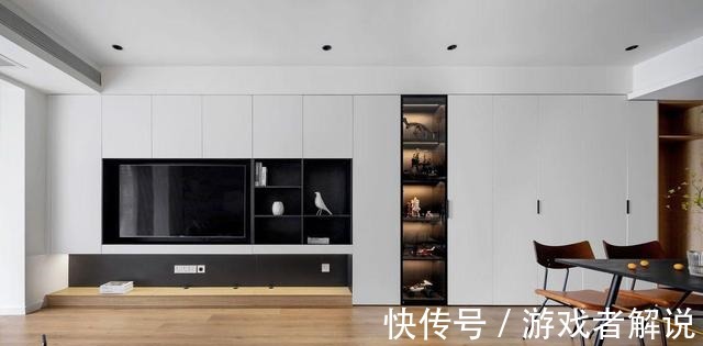 客厅|黑白灰装修风格真漂亮,100㎡低调简约设计,更贴近生活!