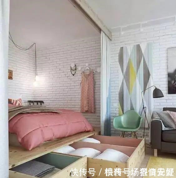 收纳|卧室再小都不用担心，这样布置再也不会显得拥挤，比榻榻米还实用！