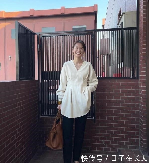 显高显瘦 小个子女生别只会“塞衣角”,学日系搭配这样穿,显高显瘦很简单!