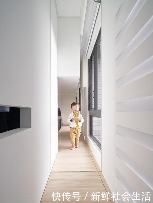 走廊|这是我见过最干净的家，将卧室悬空，完工堪比多间房，太实用了！