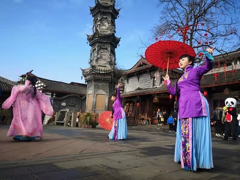 春节假期共接待游客124.37万人次 成都崇州市实现旅游综合收入9亿元