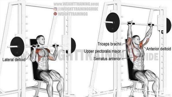 三角肌|健身大神都这样练肩膀，八大黄金动作（上）