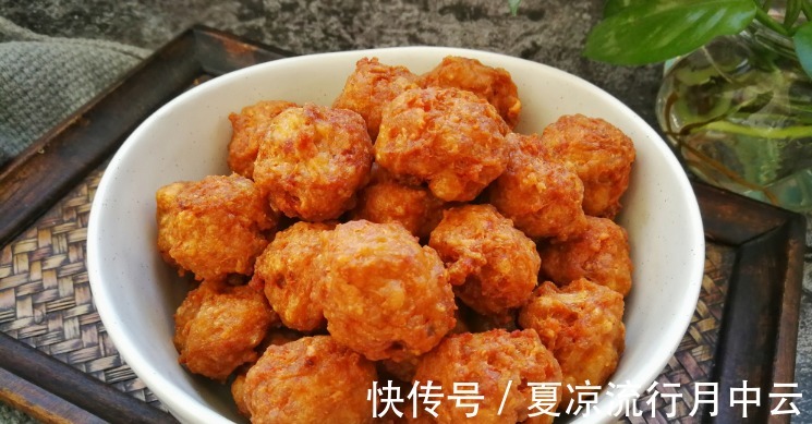 炸肉丸子，记住不放鸡蛋和面粉，教您正确做法，外酥里嫩还卖相好！