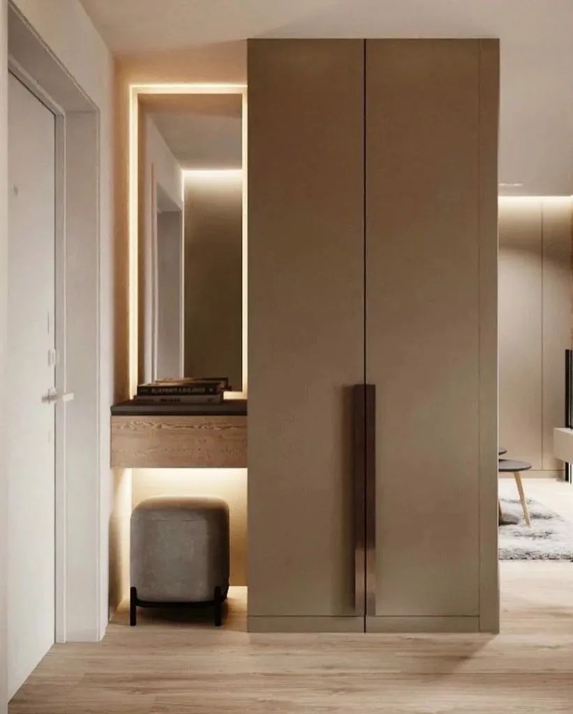 家装|80款入户鞋柜设计方案,人家这样装,太亮眼了