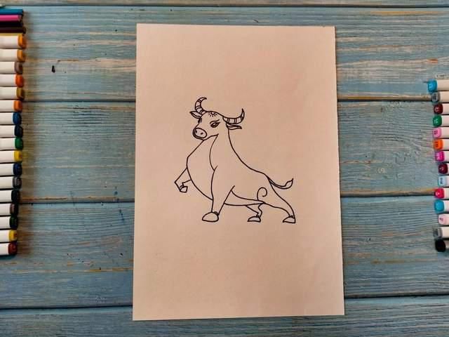  主题|牛年主题创意线描第二篇：利用牛年元素进行创作主题绘画