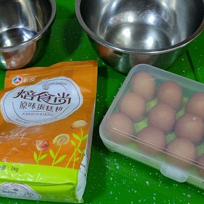 蛋清|8寸戚风蛋糕