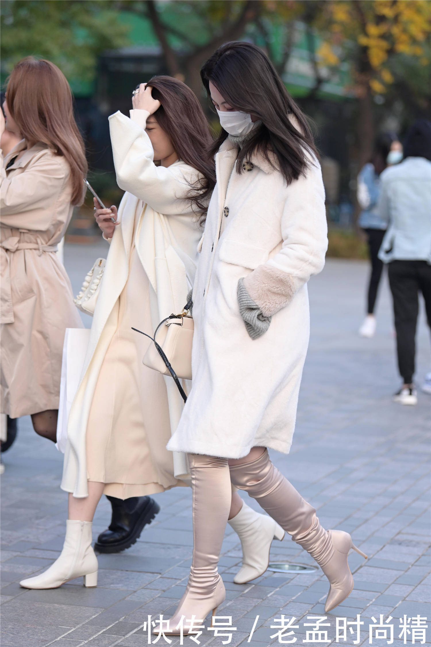 位美女选择|长靴就要选择高跟鞋,衬托苗条身材,还是要挑选细跟款式