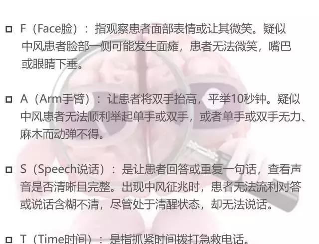 先兆|牢記中風9大先兆，識別中風只需10秒！1個妙招，遠離中風