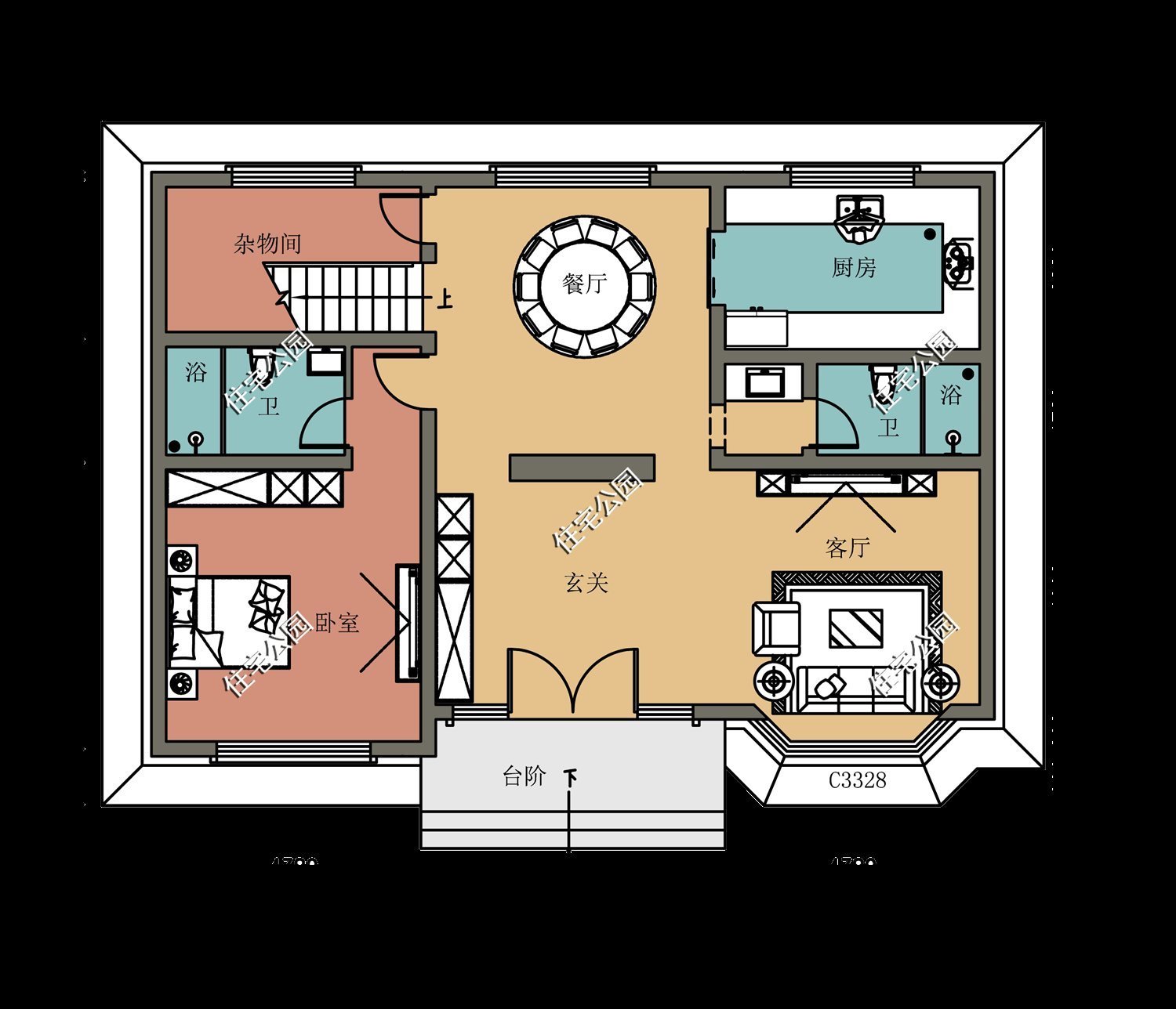 砖混|农村盖房从这10套户型里选吧,每一套都漂亮的没话说,性价比超高