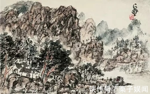 山水画！别人逸笔草草，他却繁笔复墨｜陈子庄的山水画