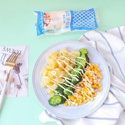 西兰花玉米土豆沙拉