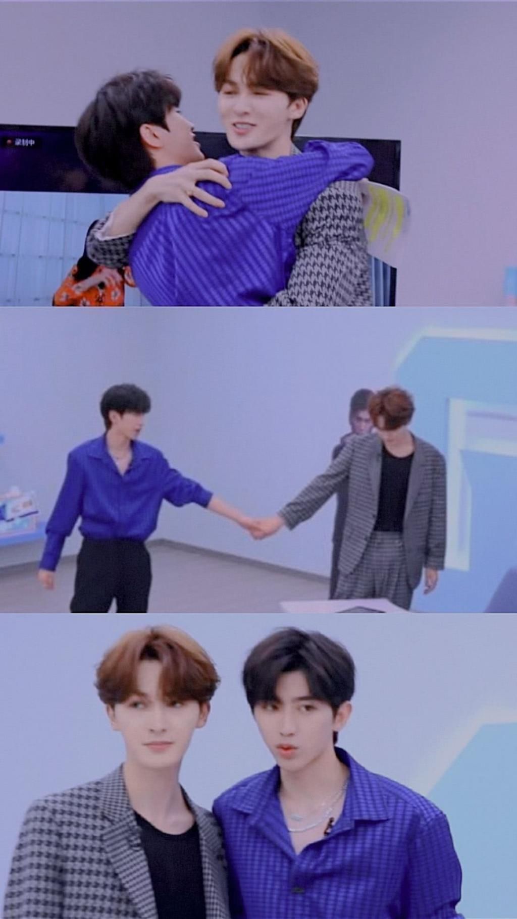 朱正廷 蔡徐坤朱正廷世纪拥抱,王子异小鬼出镜,NINEPERCENT女孩的狂欢