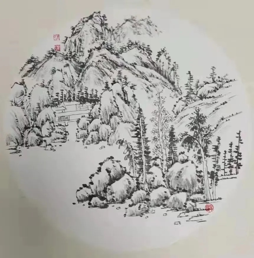 蔡玲!《书画南北方》一一《写意生活艺术组合》迎春中国画小品展