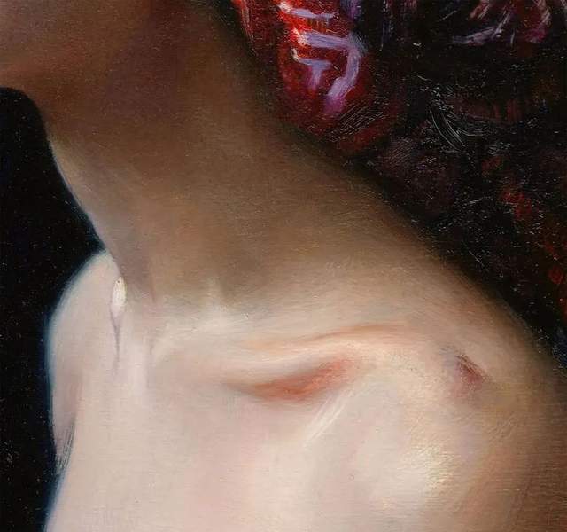 thomas$他的油画,既有潇洒带劲的笔触,又有性感细腻温和的柔美