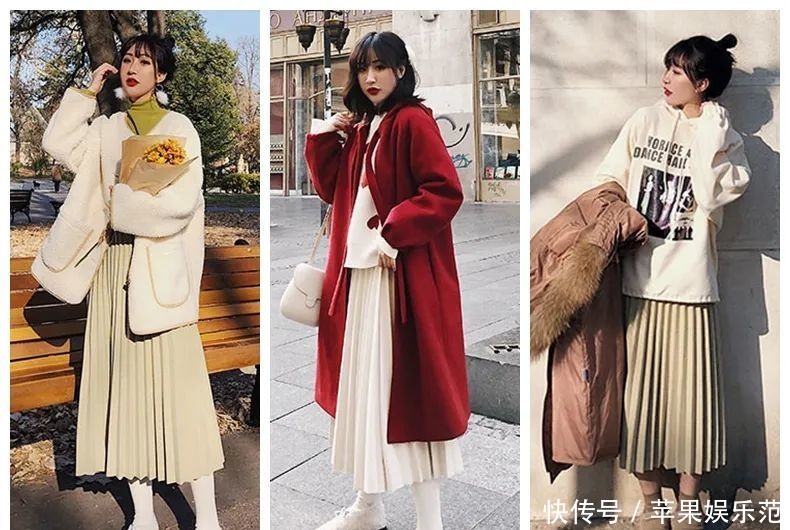 无可救药|秋冬穿大衣+裙子,美得无可救药!