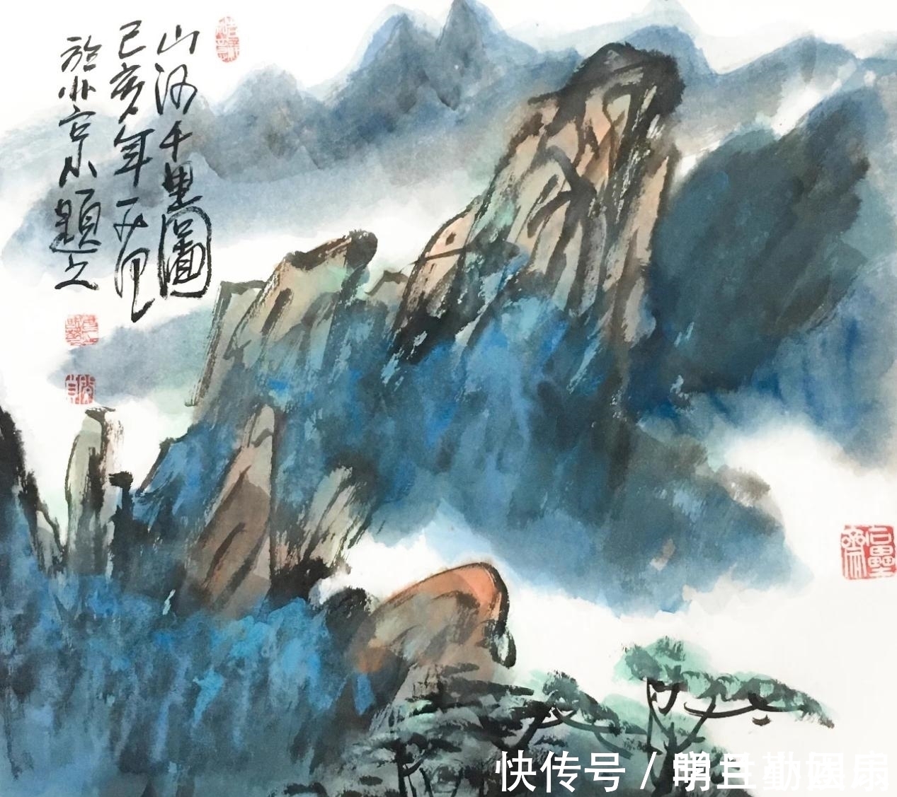 姜国华#姜国华:当代大写意第一人,享誉海内外的艺术家