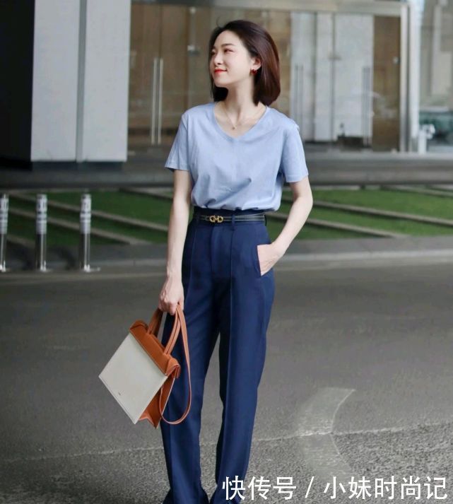 格纹裤|怎么穿T恤才好看？采用简单的穿搭技巧，就能让普通的T恤不再普通