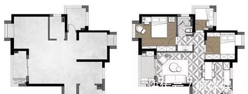 餐厨一体|87㎡小三房,电视墙太漂亮了,尤其“餐厨一体”实用极了