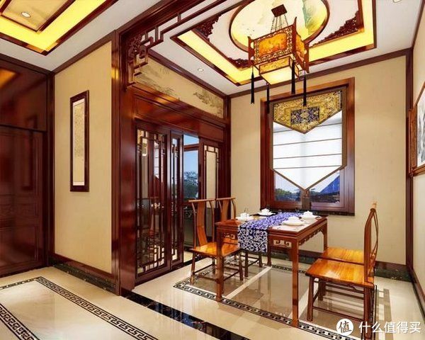 主卧|这才是传统中式风，275㎡红木风新家，入户的第一眼，我被迷住了