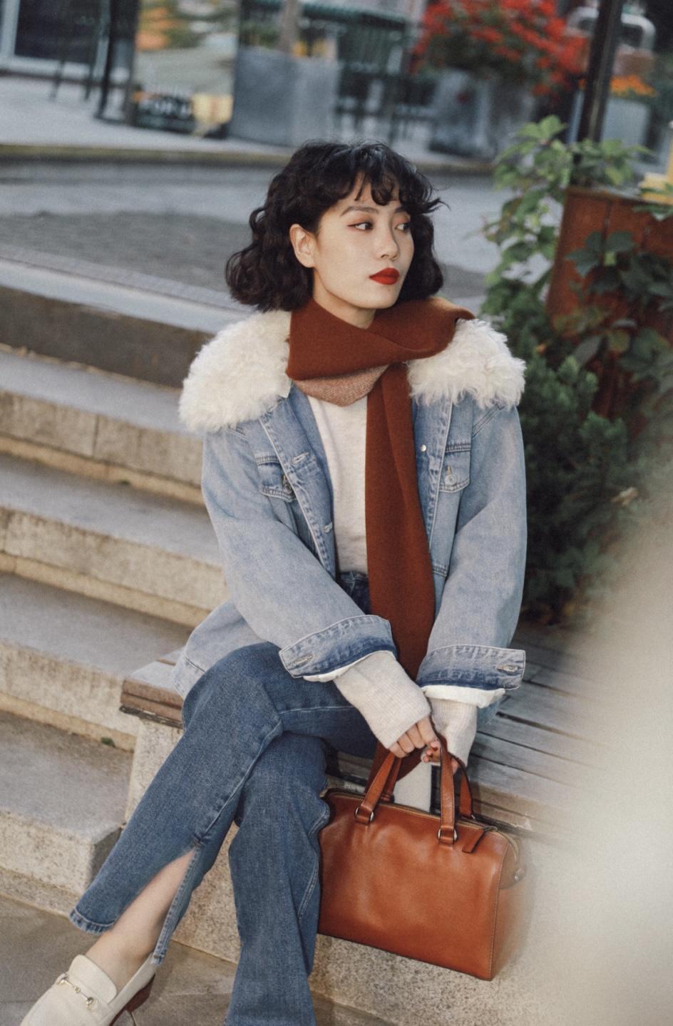 黄色系|冬季想耍帅,就试试“夹克”,又美又飒,160cm小个子也能驾驭