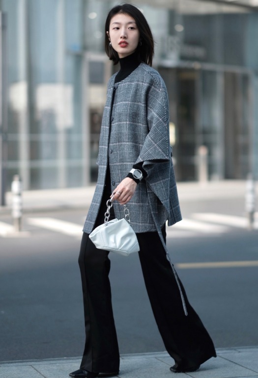 西装裤 “斗篷大衣”真的太好穿了,百搭遮肉又撩人,不入手就out了!