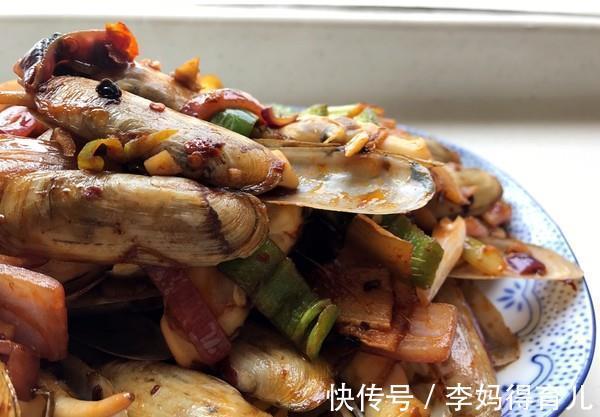 麻辣|教你用豆豉做爆炒蛏子,麻辣鲜香,比卖的好吃一百倍