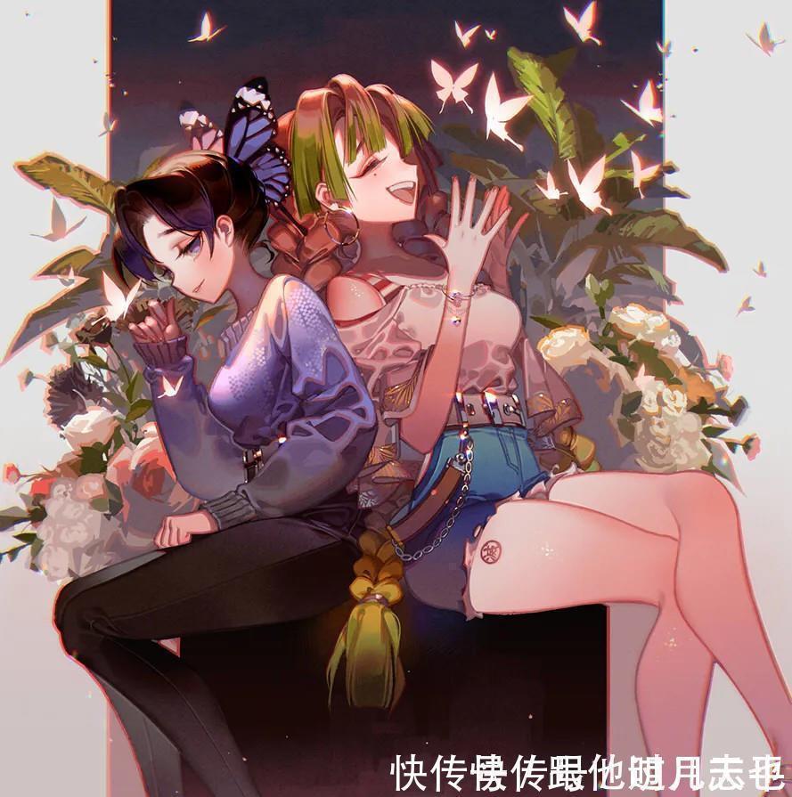 圣诞节|这些《鬼灭之刃》的同人画师，为什么画出的蝴蝶忍都很像本子呢？