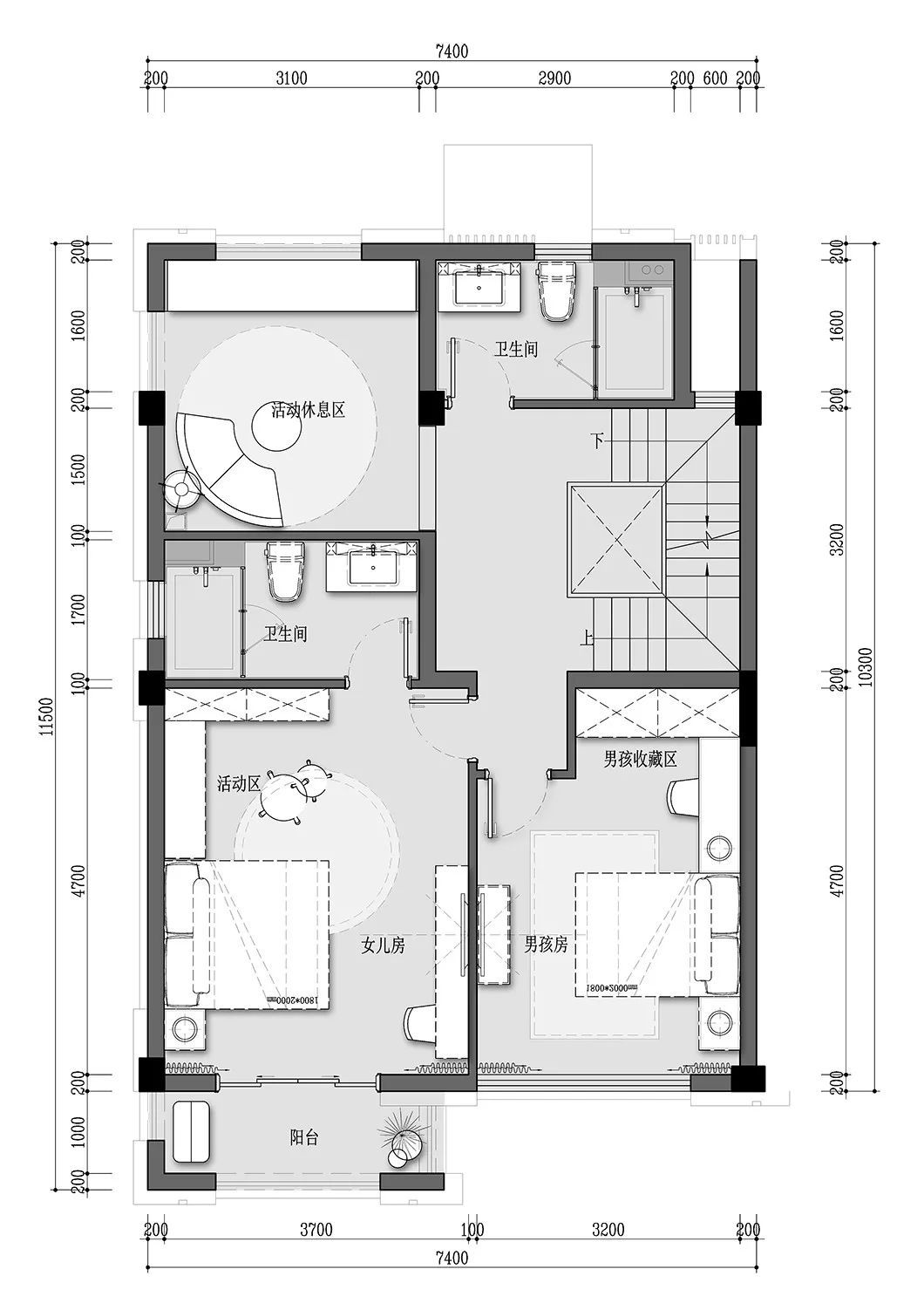 布置|360㎡现代高级灰，舒适优雅的别墅，生活令人羡慕
