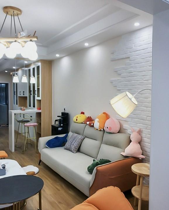 两居室|95后女孩人生第一套60平新房,北欧风格真心漂亮,一人独居很幸福