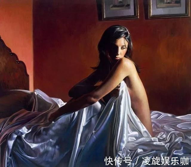 女体@欲遮还露——英国艺术家宛如高清照片般的女体油画