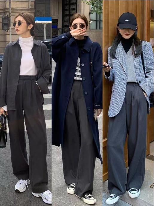 一条阔腿裤演绎冬季的所有时髦，学时尚博主这样穿，帅气又显腿长