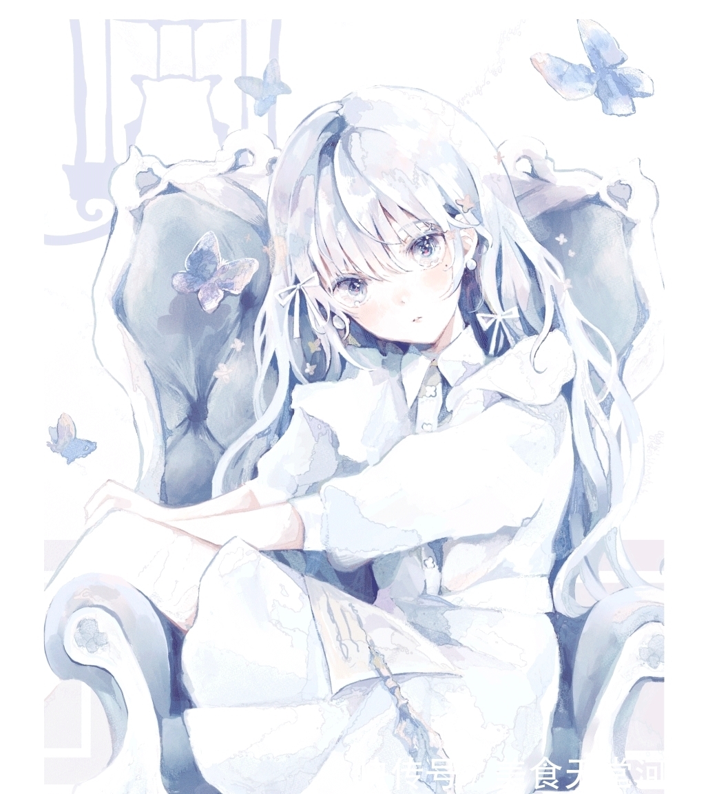 淡雅风女孩|淡雅风女孩插画欣赏