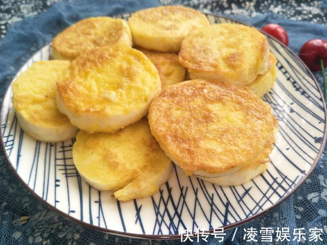 馒头|煎馒头片，别只知道裹鸡蛋，多加1步，馒头片香酥脆爽不吸油