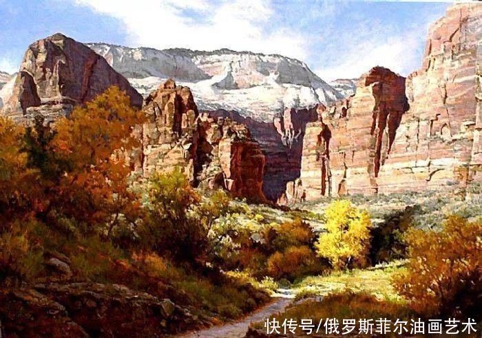  美国著名画家笔下风景油画50幅，美醉了