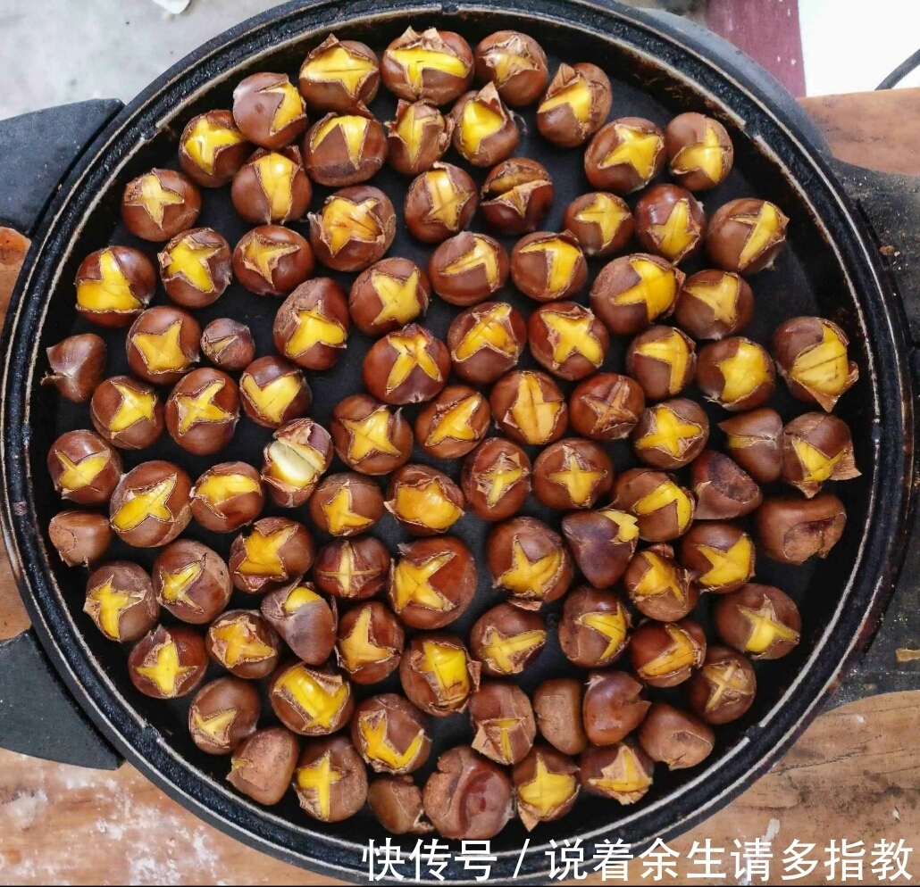 想吃糖炒栗子的，在家里就可以加工，方法简单，味道一点也不差