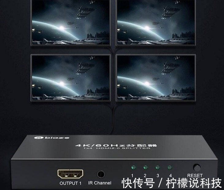 hdmi2.0分配器|多屏显示满足不同场景使用：毕亚兹HDMI2.0分配器