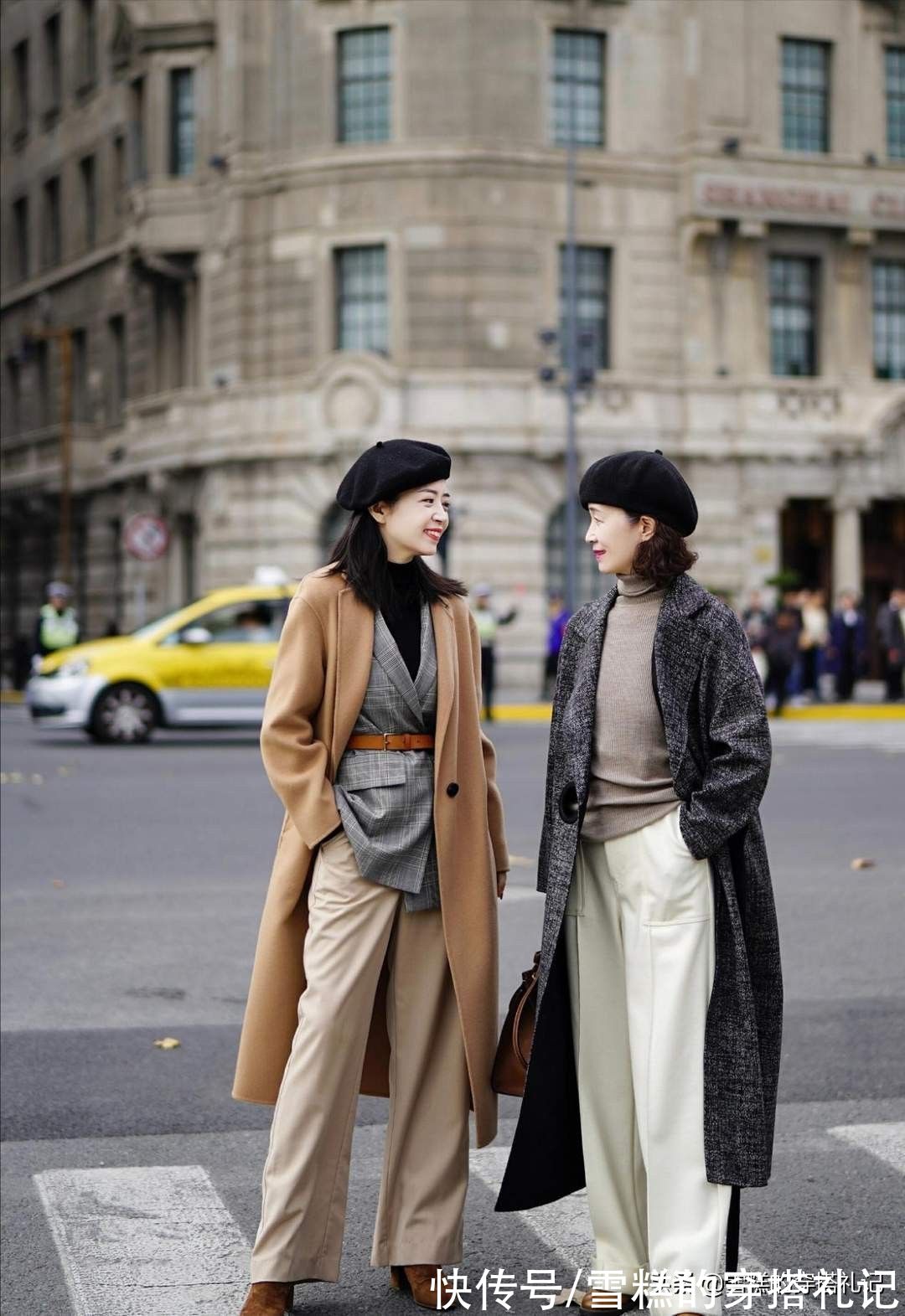 小蛮腰 今年火了一种穿法叫：“大衣+西装”，时尚保暖又高级，太有范了