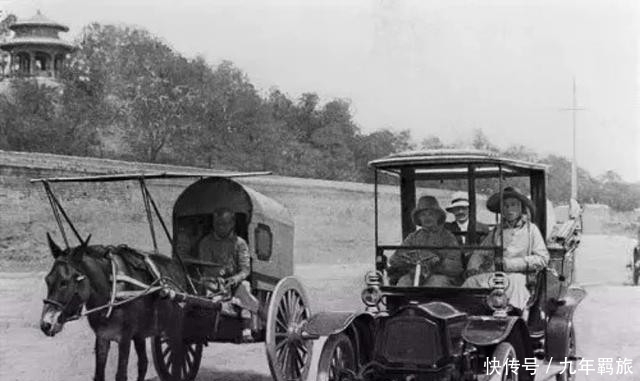 钓鱼|晚清老照片冒雨钓鱼的袁世凯，英国兵搂着合影的小女孩看人揪心