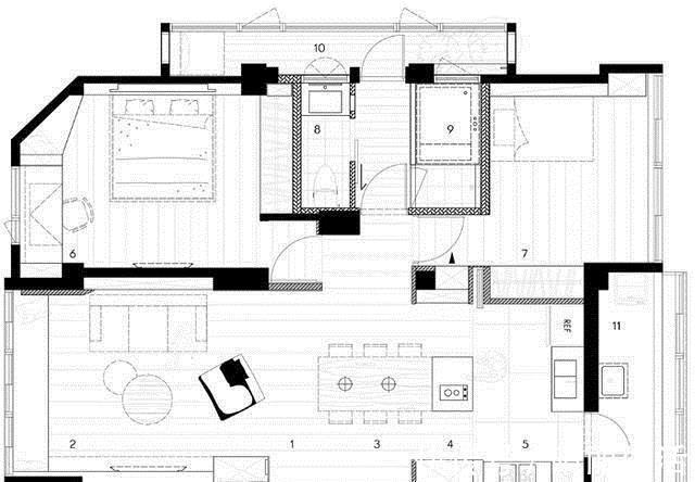 卫生间|坚持简装不乱买,96㎡清爽明亮客厅打一排地柜,看完忍不住夸赞